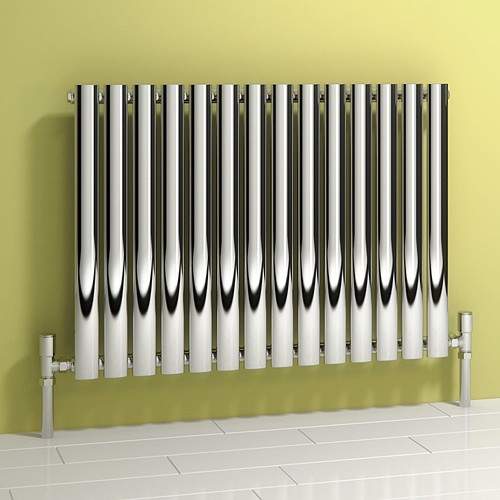 Reina Radiators Nerox Single Radiator (Polished Stainless Steel). 1180x600.