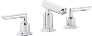 Hudson Reed Xeta 3 tap hole bath mixer with swivel spout