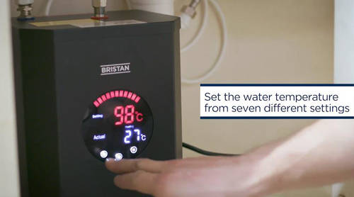 Example image of Bristan Rapid 3 In 1 Instant Boiling Water Kitchen Tap (Chrome).