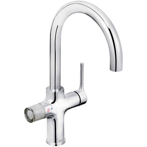 Larger image of Bristan Rapid 4 In 1 Instant Boiling Water Kitchen Tap (Chrome).
