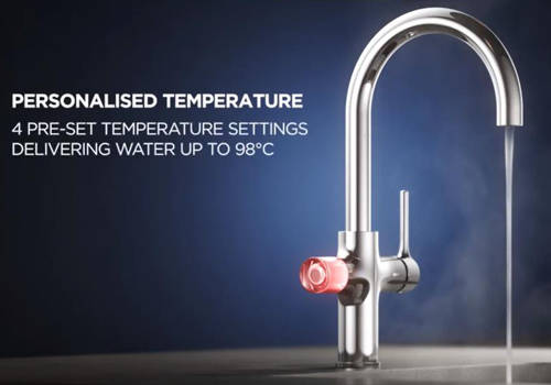Example image of Bristan Rapid 4 In 1 Instant Boiling Water Kitchen Tap (Chrome).