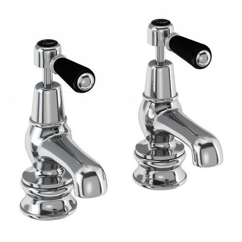 Larger image of Burlington Kensington Basin Taps 3" (QT, Chrome & Black).