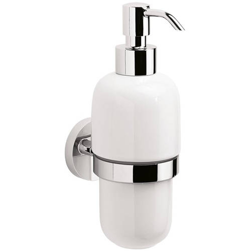 Larger image of Crosswater Central Soap Dispenser & Holder (Chrome).