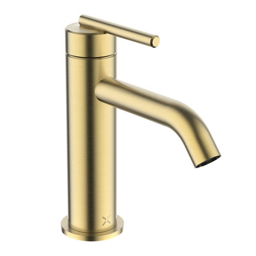 Larger image of Crosswater 3ONE6 Basin Mixer Tap With Lever Handle (Brushed Brass).