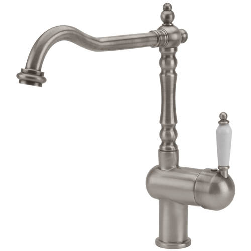 Larger image of Tre Mercati Kitchen Little Venice Kitchen Tap With Lever Handle (Pewter).