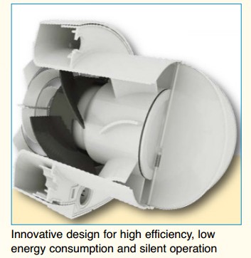 Example image of Vectaire E-Smile SAP Q Eligible Extractor Fan, Cord Or Remote (White).