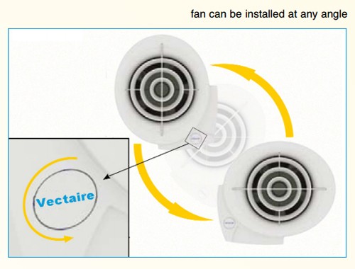 Example image of Vectaire E-Smile SAP Q Eligible Extractor Fan, Cord Or Remote With Filter.